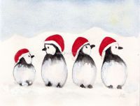Pinguine Weihnacht